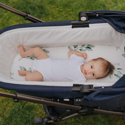 Pack 2 Bajera Capazo Algodón Melange Grey-pink