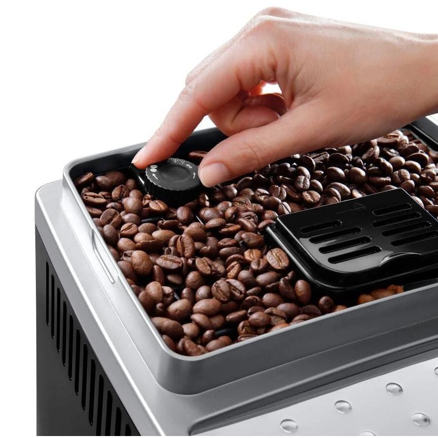 Delonghi Cafetera Superautomática Magnifica S ECAM21.117.B con sistema Cappuccino y molinillo incorporado