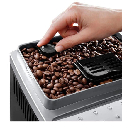 Delonghi Cafetera Superautomática Magnifica S ECAM21.117.B con sistema Cappuccino y molinillo incorporado