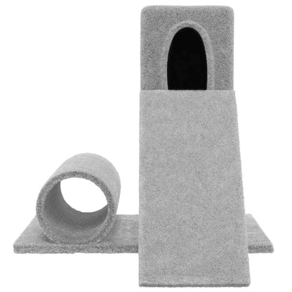Rascador Para Gatos Con Postes De Sisal Gris Claro 59 Cm_2
