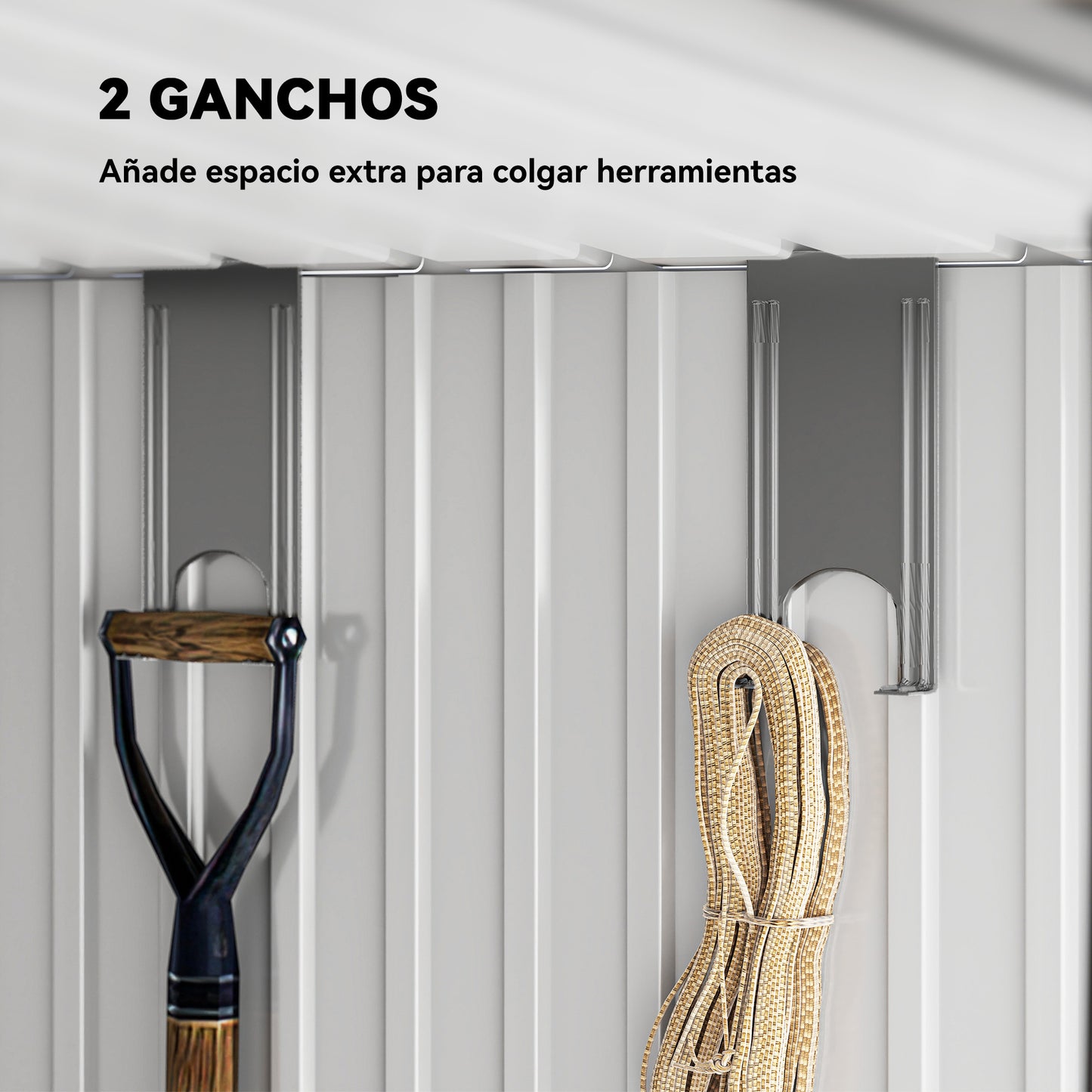Outsunny Caseta De Jardín Exterior 2 M² 195x122x181_3