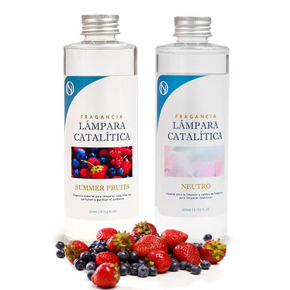 Pack Ahorro 2x Fragancia Lámpara Catalítica: 1 Aroma Summer Fruits 500ml + Limpiador Neutro 200ml_0
