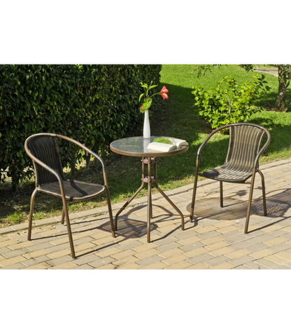Pack 4 Sillones Terraza Jardín Brasil-3 Acero 78 Cm(alto) 55 Cm(ancho)64 Cm(fondo)_1