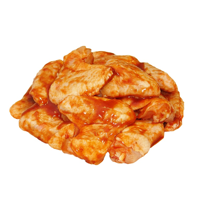 Alitas Frescas De Poultree En Salsa Barbacoa