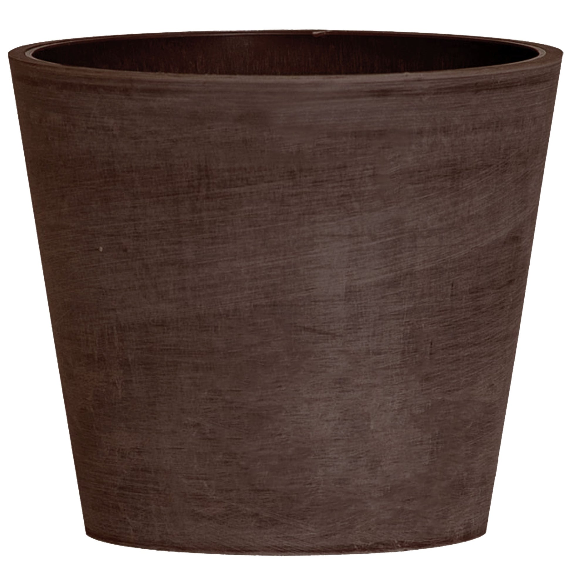 Maceta Tipo Cono Truncado Ø 50 Cm Marrón_0
