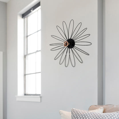 Aplique De Pared, Metal , Negro, 58x12x58, Casquillo E 27 Max 40 W_5