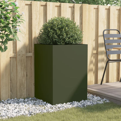 Jardinera Acero Verde Oliva 52x48x75 Cm_2