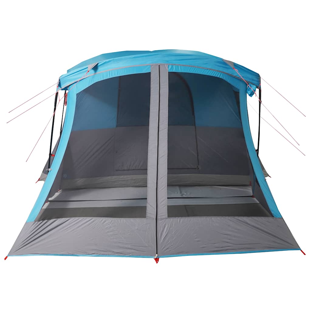 Tienda De Campaña Con Porche 4 Personas Impermeable Azul_5