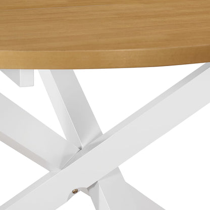 Mesa De Comedor Blanca 120x75 Cm Mdf_1