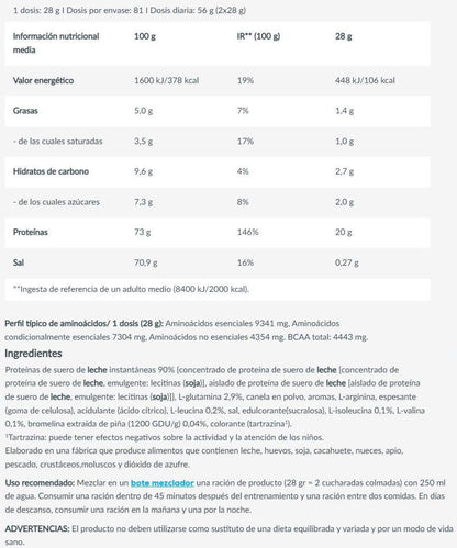 100% Pure Whey - 2kg - Tarta De Manzana - Proteina De Suero Whey - Biotech Usa_5
