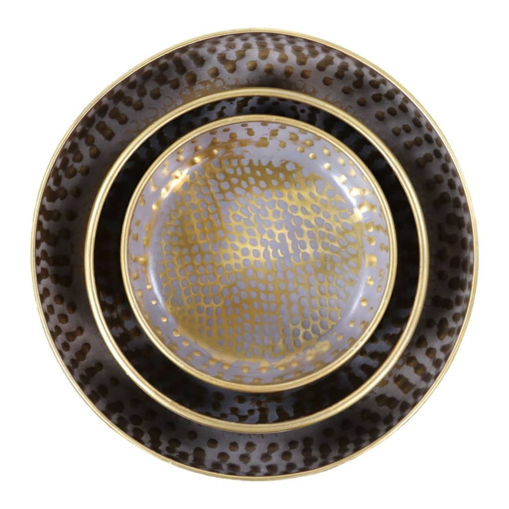 Hsm Collection Juego De Cuencos Decorativos 3 Piezas_2