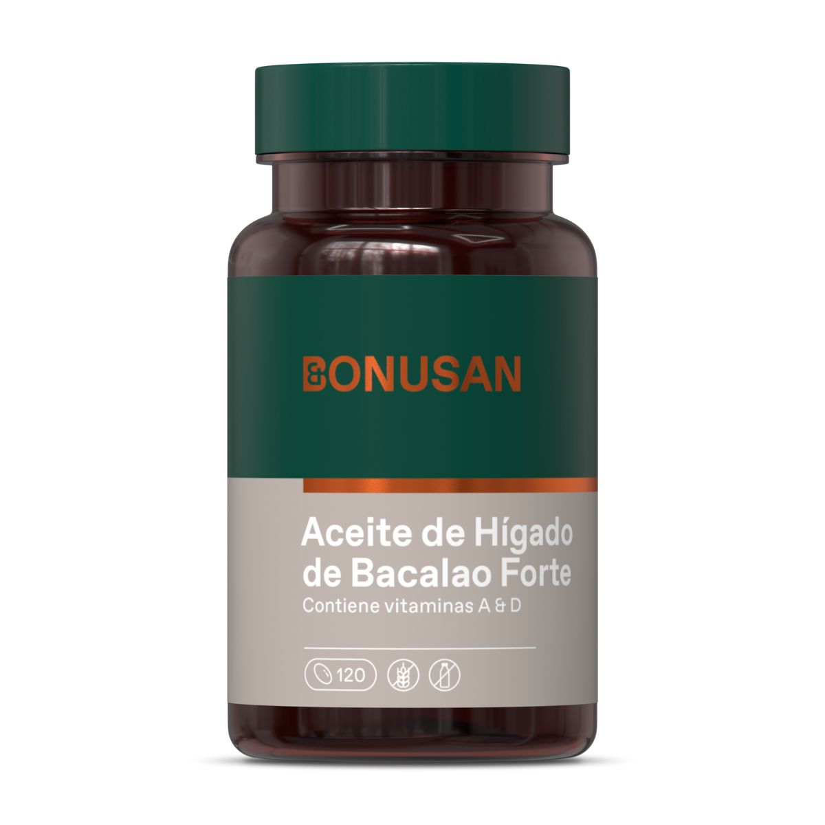 Aceite de Hígado de Bacalao Forte Bonusan 120 perlas