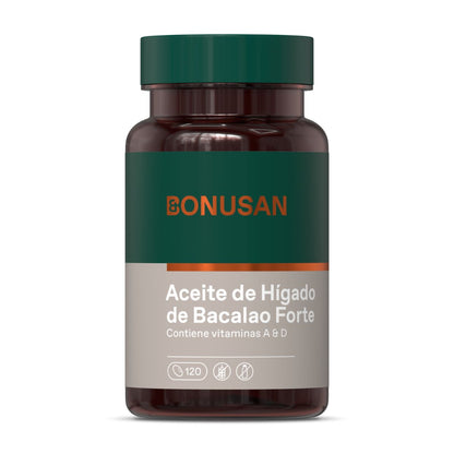 Aceite de Hígado de Bacalao Forte Bonusan 120 perlas