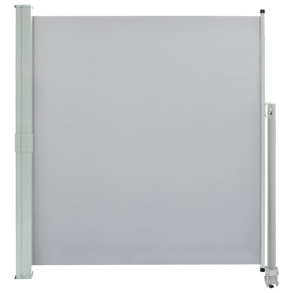 Vidaxl Toldo Lateral Retráctil Para Patio 140x300 Cm Gris_0