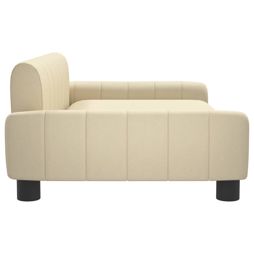 Cama Para Perros De Tela Crema 90x53x30 Cm / Vetonek_1