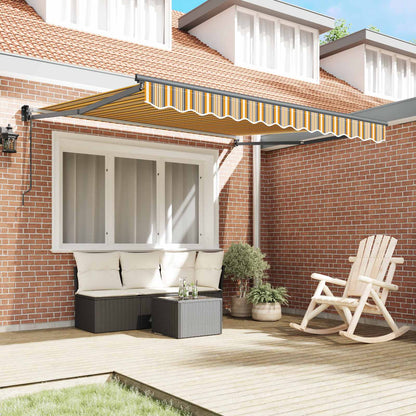 Toldo Retráctil Multicolor 350 X 250 Cm Poliéster Y Metal_2