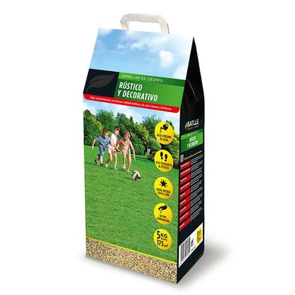 Semillas Césped Rústico y Decorativo Batlle 5 kg