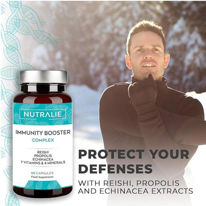 Nutralie Defensas Inmunitarias con Reishi + Propóleo + Equinacea 60 cápsulas