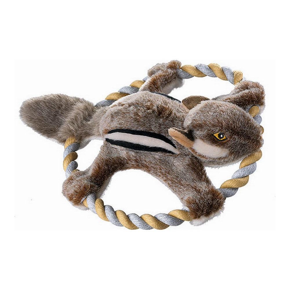 Peluche Para Perros Hunter Wildlife Tren Con Cuerda Ardilla (30 Cm)_0