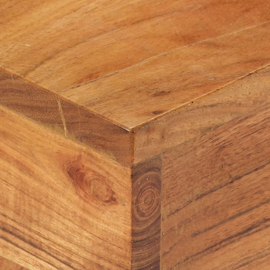 Mesa De Centro Madera Maciza De Acacia 68x68x41 Cm_1