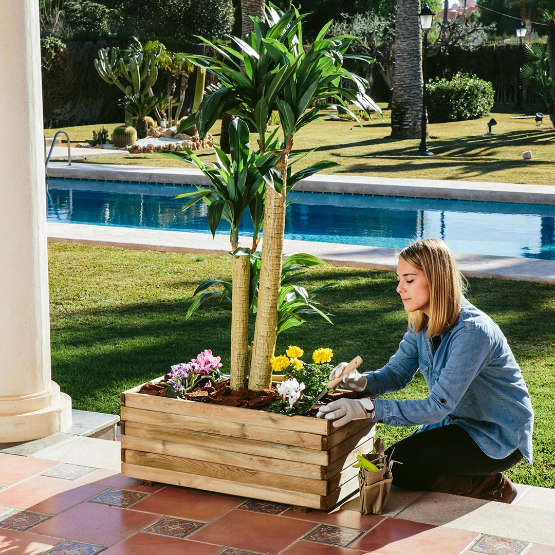 Winbox Jardinera Con Malla: Solución Ideal Para Tu Jardín 0,7x0,3x0,28 M / Multicolor_0
