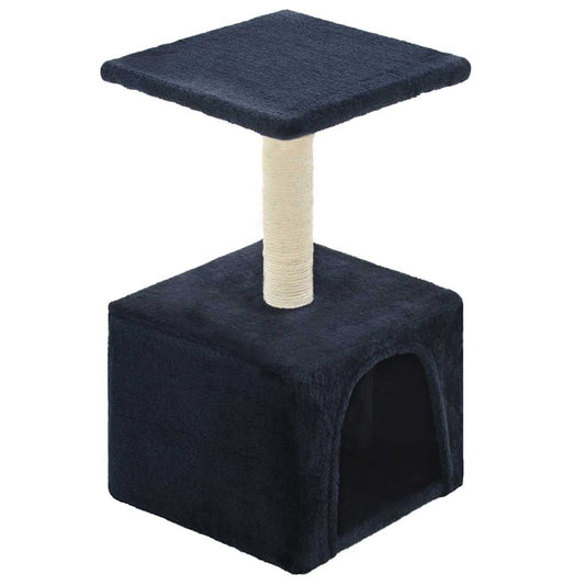 Vidaxl Rascador Para Gatos Con Poste De Sisal 55 Cm Azul Oscuro_0