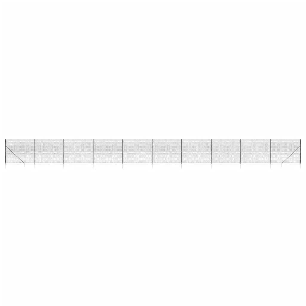 Cerca De Alambre Con Pinchos De Anclaje Gris Antracita 1,6x25 M / Vetonek_0