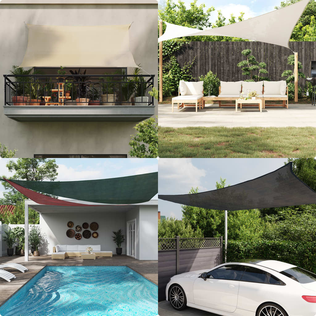 Vidaxl Toldo De Vela Hdpe Verde Claro 160 G/m² 4x5x6,8 M_1