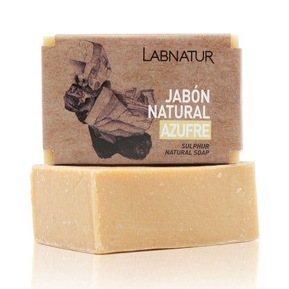 Jabón Natural Azufre Labnatur 100 g | Purifica y Regula el Sebo | Piel Grasa | Vegano_0