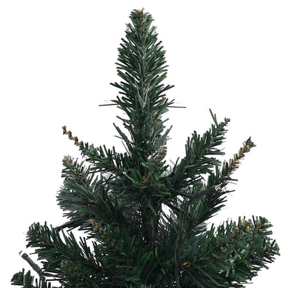 Vidaxl Árbol De Navidad Preiluminado Con Luces Y Soporte Verde 60 Cm_3