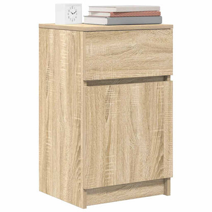 Mesitas Noche 2 Uds Madera Ingeniería Roble Sonoma 39x35x65 Cm_2