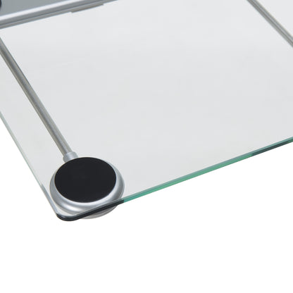 Báscula De Baño Digital Cristal Templado, Alta Medición 150 Kg 100 G, Apagado Automático, Fácil Adler Ad 8121 Transparente