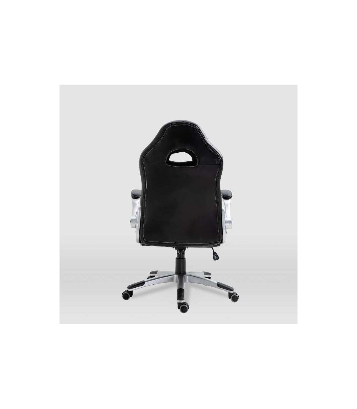 Silla De Escritorio Victoria En Negro Y Rojo. Alto: 112-120, Ancho: 70, Fondo: 51_3