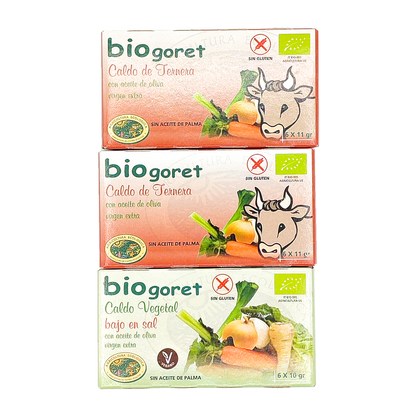Pack Cubitos De Caldo De Ternera Y Verduras Bajo En Sal Eco Biogoret_0