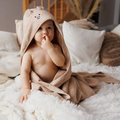 Capa De Baño Bamboo Xl Para Bebés Conejito Canela_2