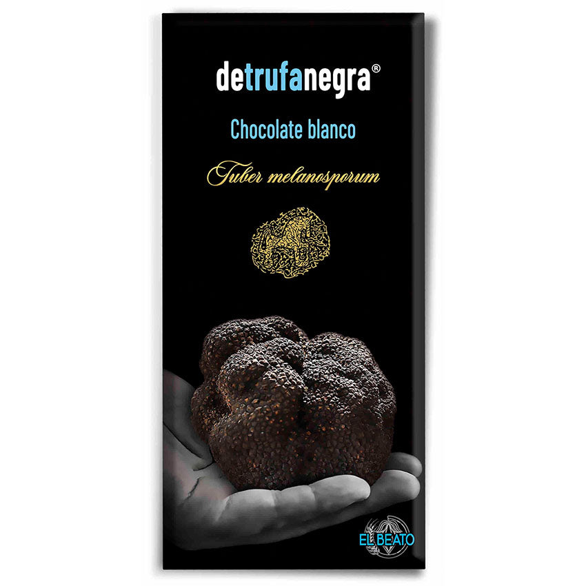 Chocolate Artesano Blanco Con Trufa Negra_0