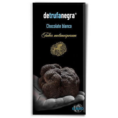 Chocolate Artesano Blanco Con Trufa Negra_0
