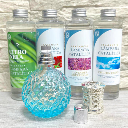 Lámpara Catalítica Blue Diamonds + Aroma Summer Fruits 500ml - Elimina Malos Olores, Impurezas Y Perfuma_5
