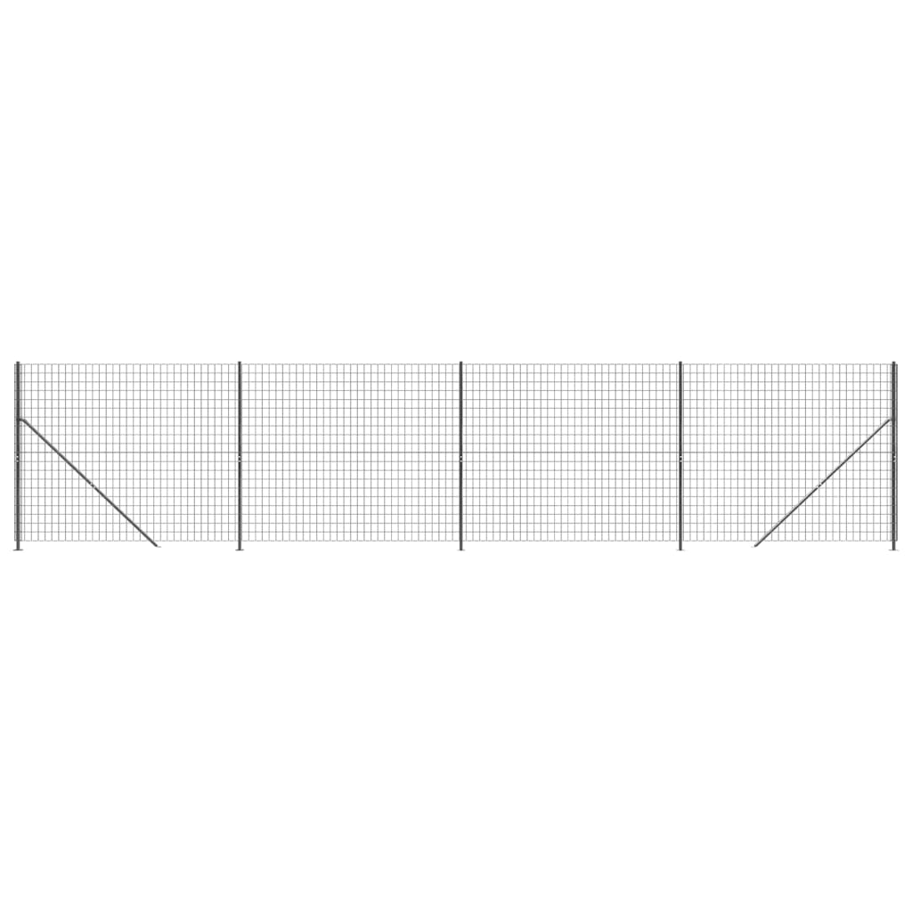 Cerca De Alambre Con Brida Gris Antracita 1,6x10 M / Vetonek_1