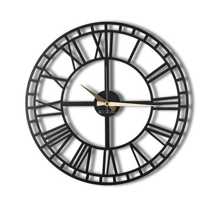 Reloj De Pared Metal Números Romanos 70x70