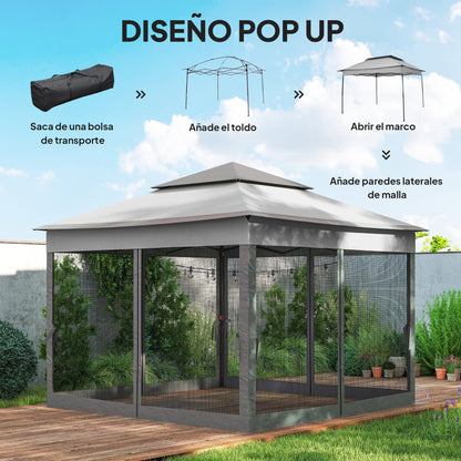 Outsunny Carpa Plegable Gazebo 3_3