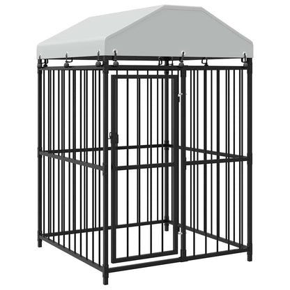 Perrera De Exterior Con Techo 120x120x150 Cm_0