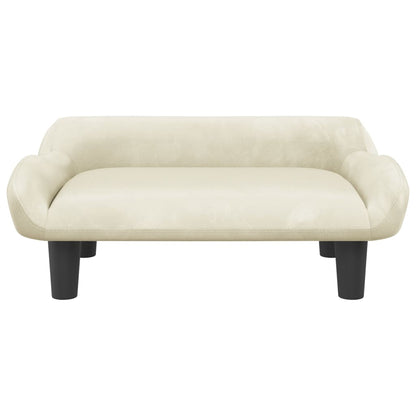 Cama Para Perros De Terciopelo Crema 70x40x24 Cm / Vetonek_2