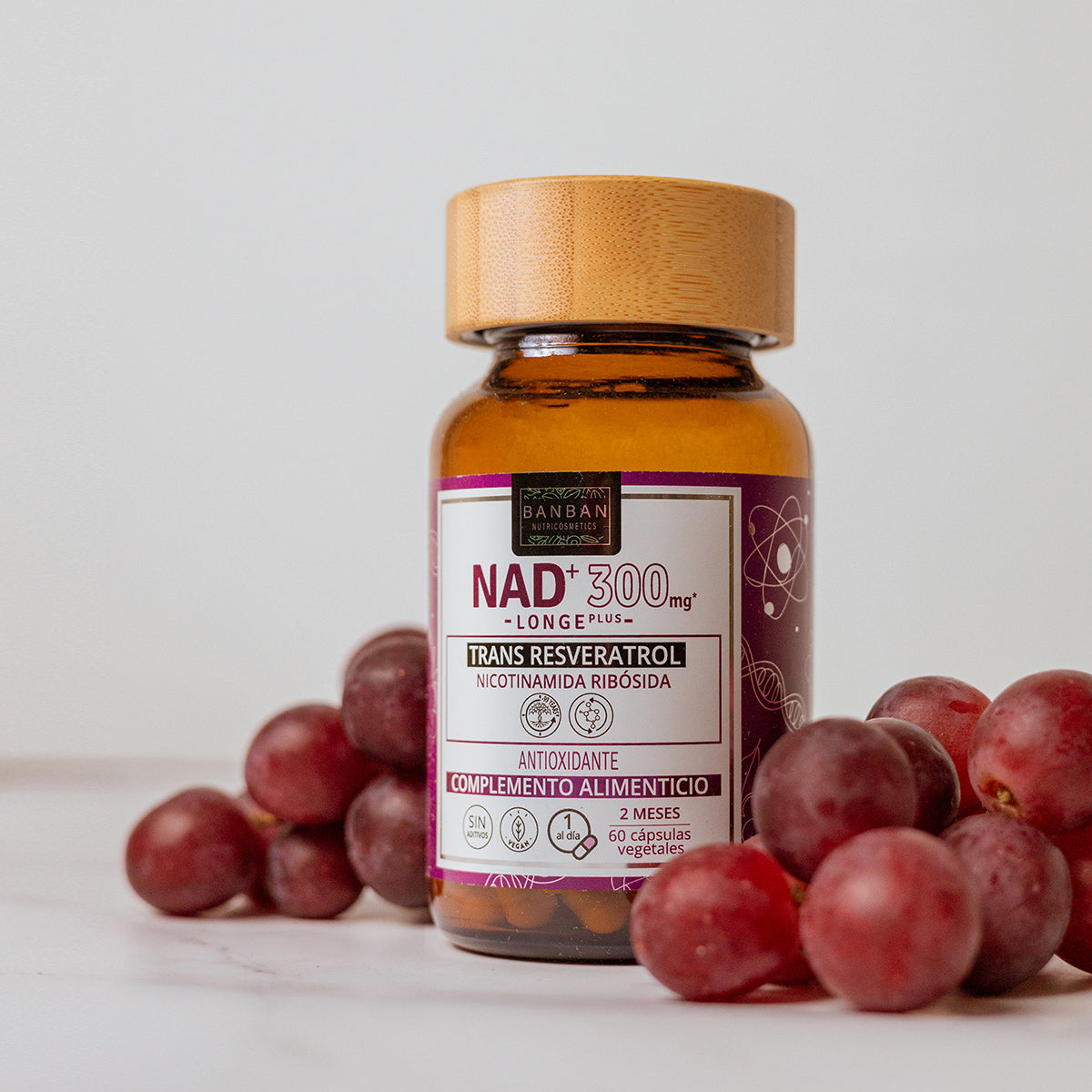 Nad⁺ 300mg & Trans-resveratrol 80mg 60Cap Banban_2