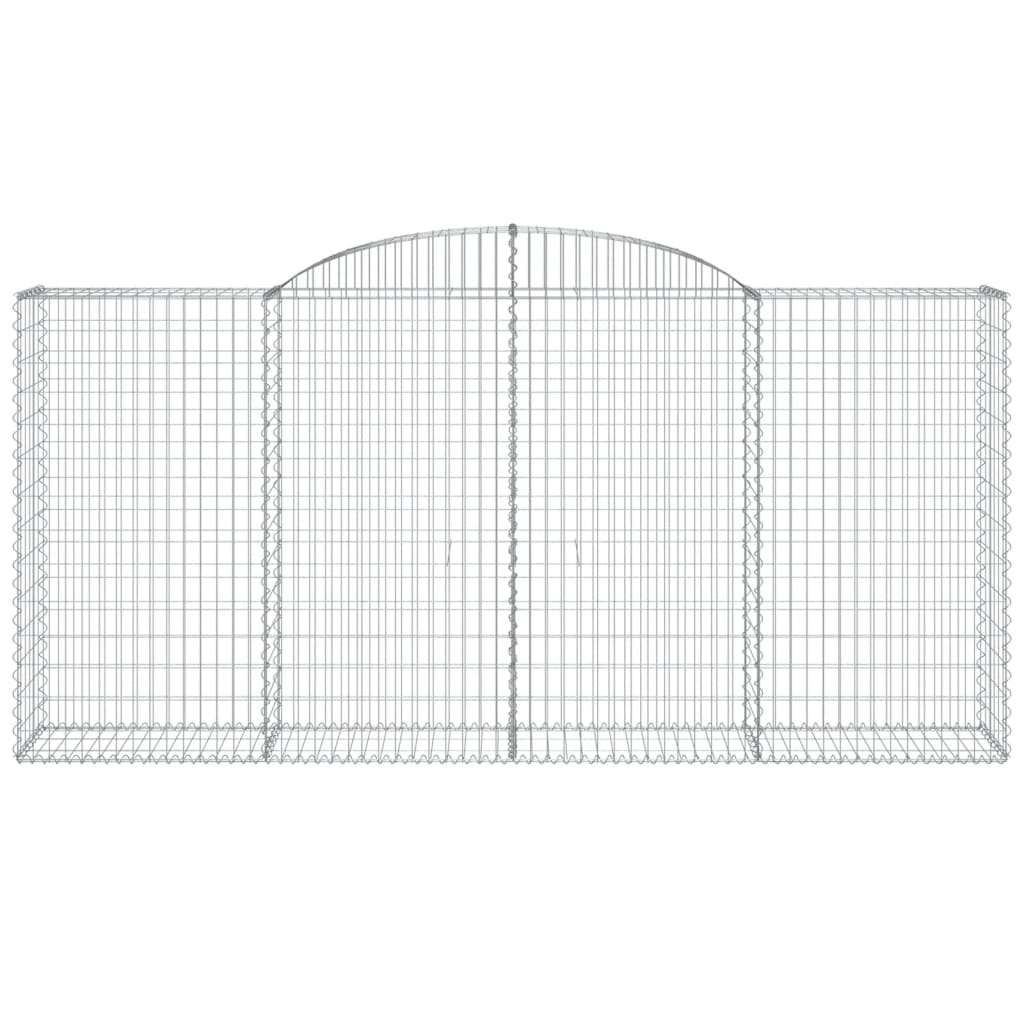 Cestas Gaviones 25 Uds Forma De Arco Hierro 300x50x140/160 Cm_3