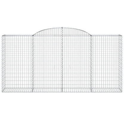 Cestas Gaviones 25 Uds Forma De Arco Hierro 300x50x140/160 Cm_3