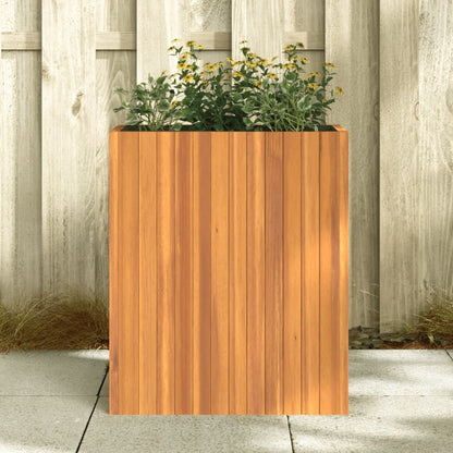 Jardinera De Madera Maciza De Acacia 59x27,5x70 Cm_2