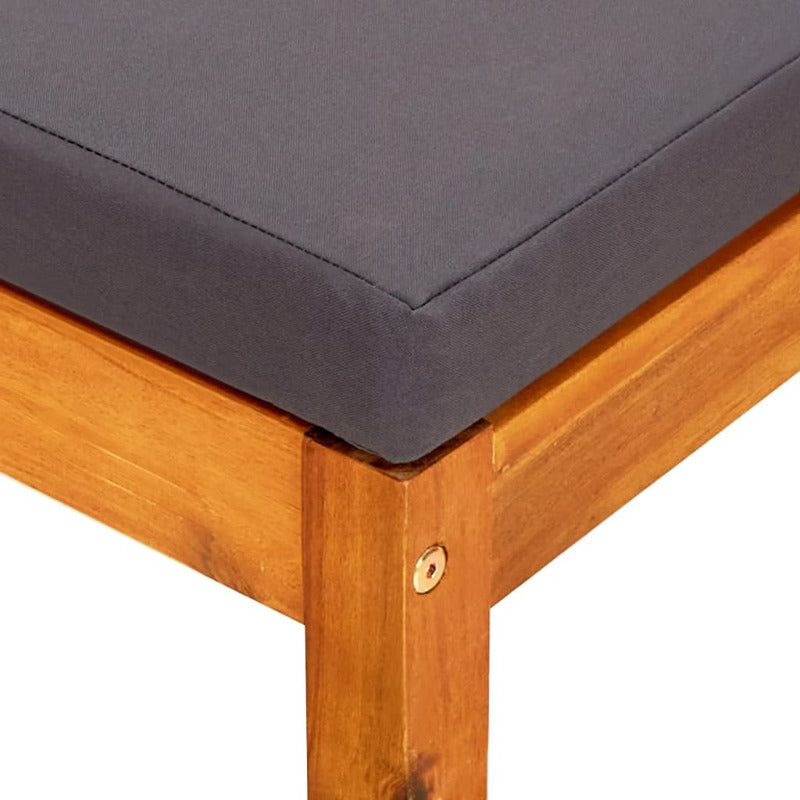 Vidaxl Reposapiés De Jardín 2 Unidades Madera Maciza De Acacia_5