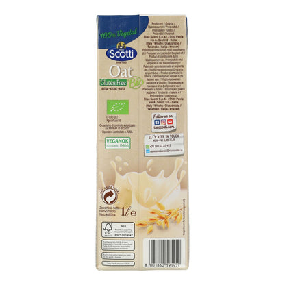 Pack 6 x Bebida Avena BIO sin gluten Scotti 1 L