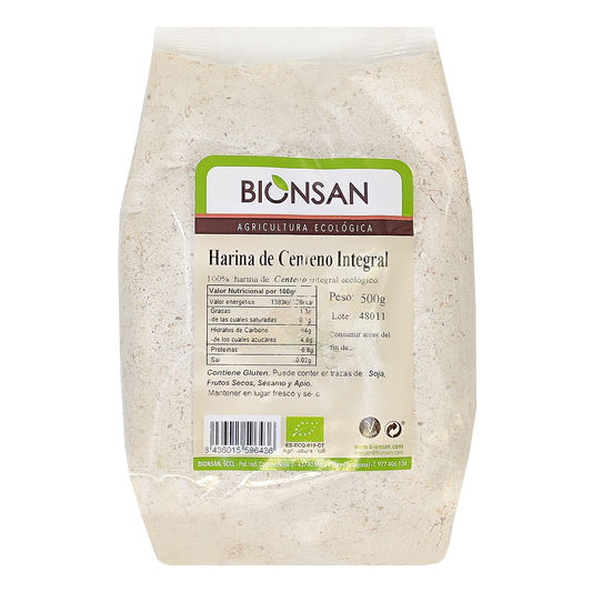 Harina De Centeno Integral Eco Bionsan 500gr_0